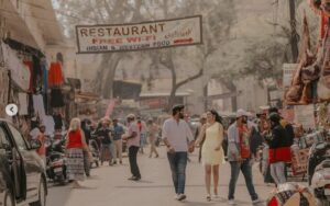Cinematic wedding photography with golden light in Udaipur